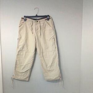 Kuhl Beige Cargo Pants for women,  Sz Medium,  pre-loved excellent conditions